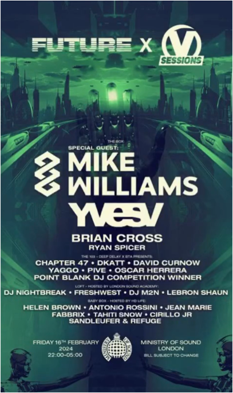 Ministry of Sound xMike Williams
