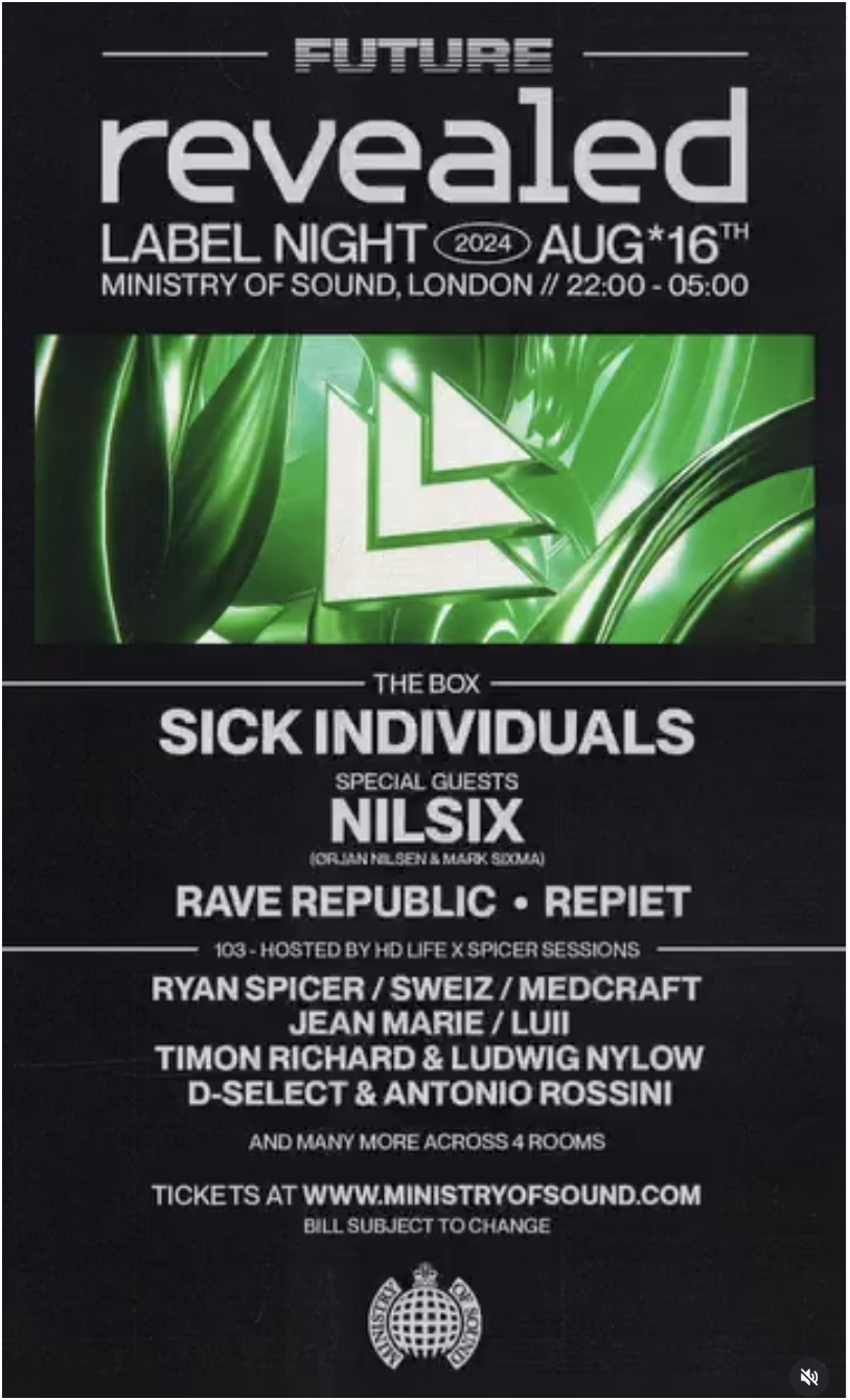 Ministry of Sound xRevealed